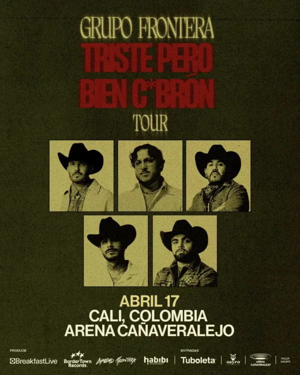 Concierto Grupo Frontera en Medellín