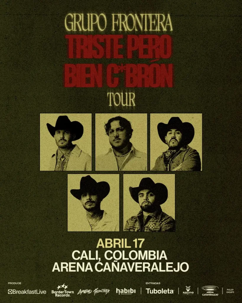 Concierto Grupo Frontera en Medellín