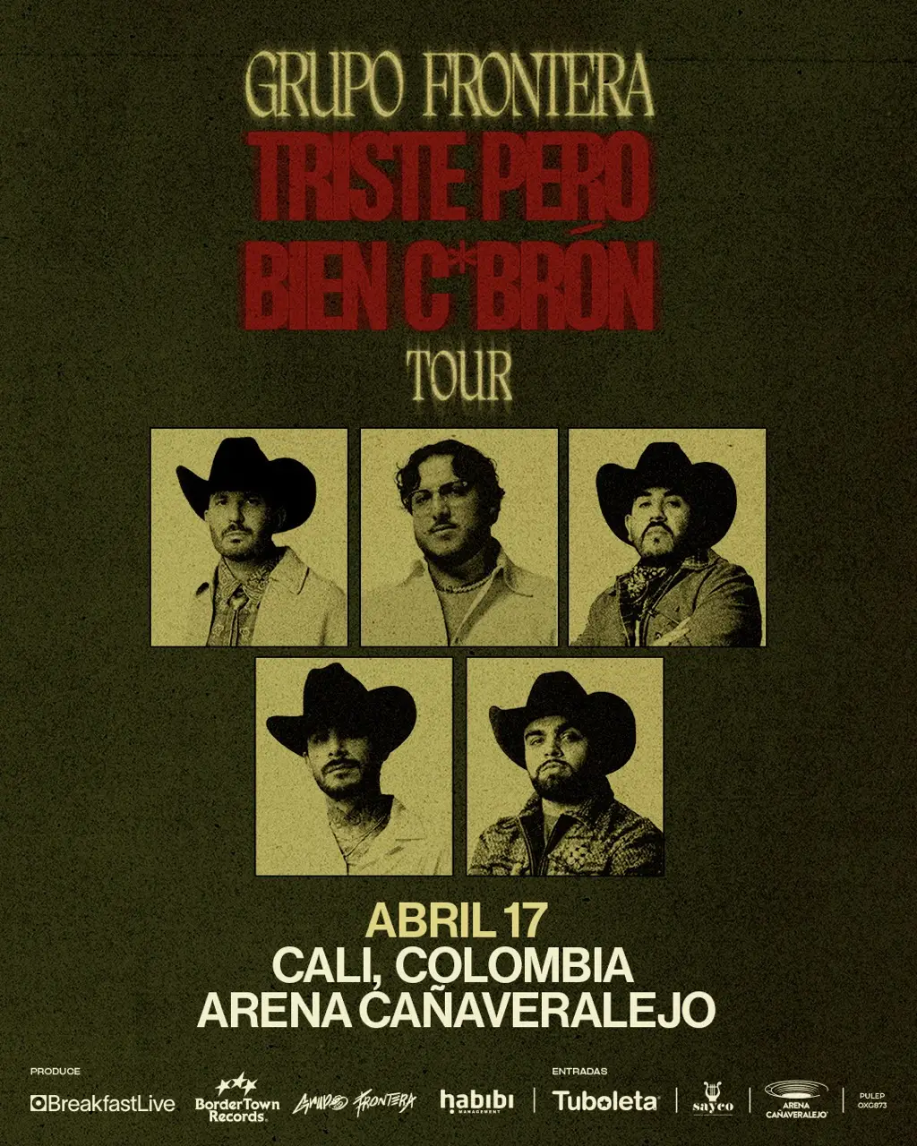 Concierto Grupo Frontera en Medellín