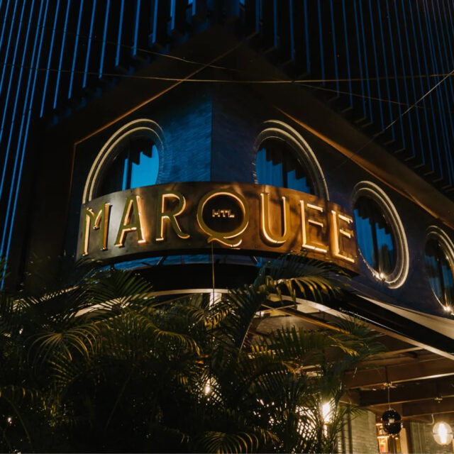 hotel marquee