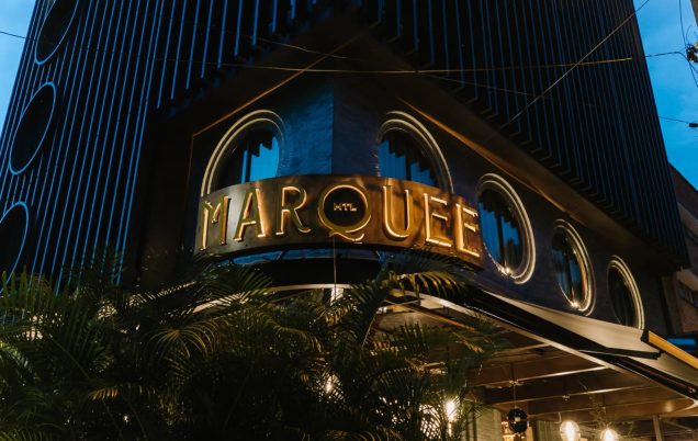 hotel marquee